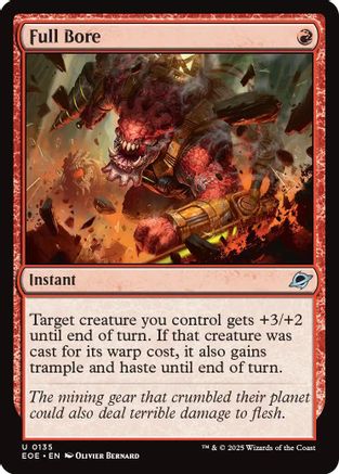 Full Bore (EOE-135) [Edge of Eternities] MTG Single Wizards of the Coast