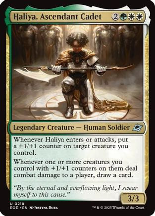 Haliya, Ascendant Cadet (EOE-218) [Edge of Eternities] MTG Single Wizards of the Coast