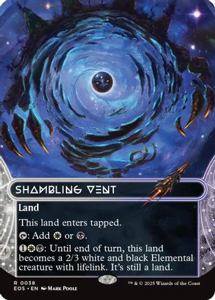 Shambling Vent (0038) (Borderless) (EOS-038) [Edge of Eternities: Stellar Sights] MTG Single Wizards of the Coast