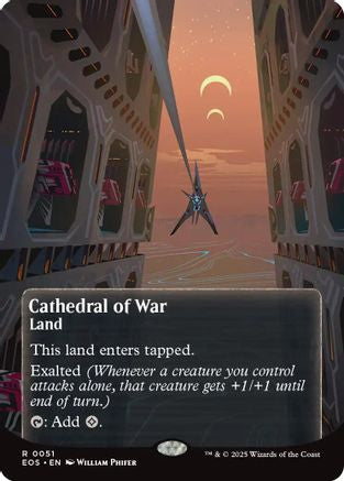 Cathedral of War (0051) (EOS-051) [Edge of Eternities: Stellar Sights] MTG Single Wizards of the Coast