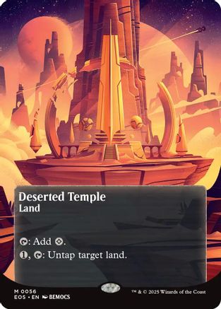 Deserted Temple (0056) (EOS-056) [Edge of Eternities: Stellar Sights] MTG Single Wizards of the Coast