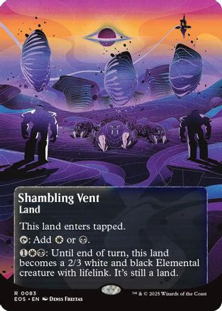 Shambling Vent (0083) (Borderless) (EOS-083) [Edge of Eternities: Stellar Sights] MTG Single Wizards of the Coast