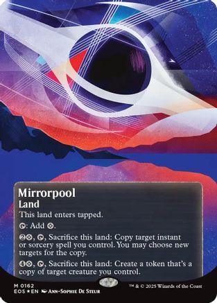 Mirrorpool (0162) (Borderless) (Galaxy Foil) (EOS-162) [Edge of Eternities: Stellar Sights] Foil MTG Single Wizards of the Coast