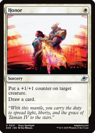 Honor (EOE-021) [Edge of Eternities] Foil MTG Single Wizards of the Coast