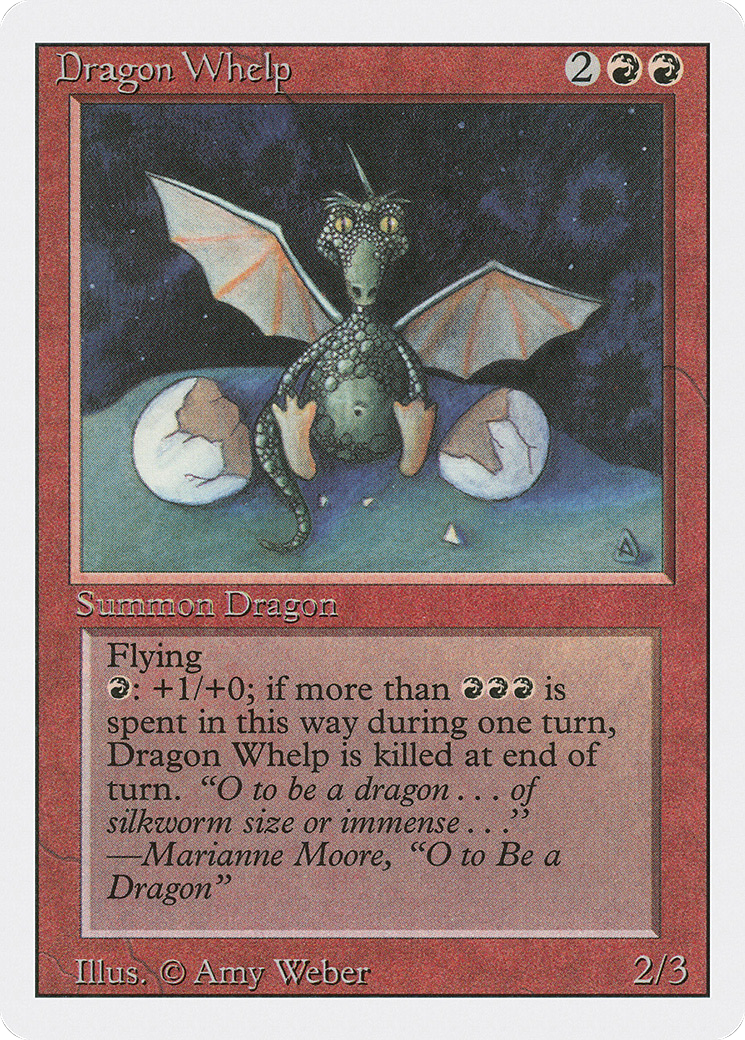 Dragon Whelp (3ED-143) [Revised Edition] MTG Single Wizards of the Coast