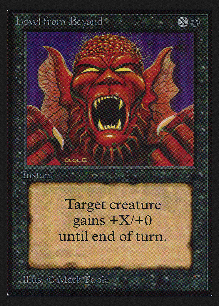 Howl from Beyond (CED-112) [Collectors' Edition] MTG Single Wizards of the Coast