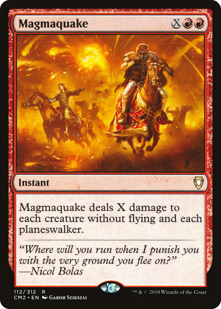 Magmaquake (CM2-112) [Commander Anthology Volume II] MTG Single Wizards of the Coast