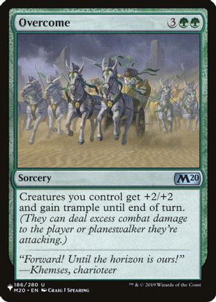 Overcome (LIST-186) [Mystery Booster] The List Reprints MTG Single Wizards of the Coast