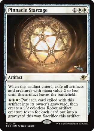 Pinnacle Starcage (EOE-027) [Edge of Eternities] Foil MTG Single Wizards of the Coast