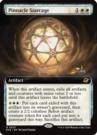 Pinnacle Starcage (Extended Art) (EOE-322) [Edge of Eternities] MTG Single Wizards of the Coast