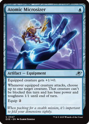 Atomic Microsizer (EOE-047) [Edge of Eternities] Foil MTG Single Wizards of the Coast