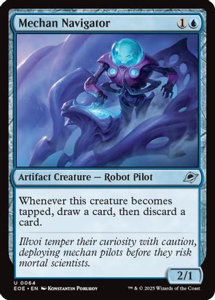 Mechan Navigator (EOE-064) [Edge of Eternities] Foil MTG Single Wizards of the Coast