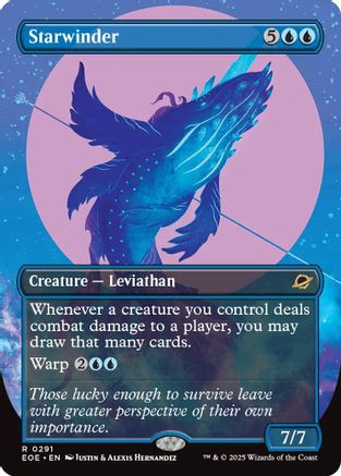 Starwinder (0291) (Borderless) (EOE-291) [Edge of Eternities] MTG Single Wizards of the Coast