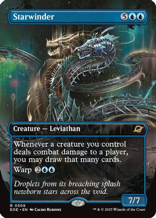 Starwinder (0306) (Borderless) (EOE-306) [Edge of Eternities] MTG Single Wizards of the Coast