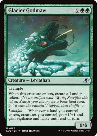 Glacier Godmaw (EOE-188) [Edge of Eternities] MTG Single Wizards of the Coast