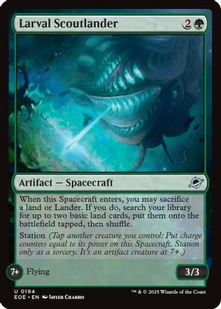Larval Scoutlander (EOE-194) [Edge of Eternities] MTG Single Wizards of the Coast