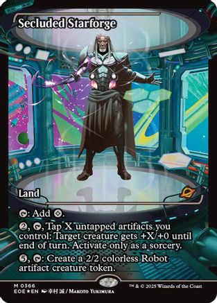 Secluded Starforge (Showcase) (EOE-366) [Edge of Eternities] Foil MTG Single Wizards of the Coast