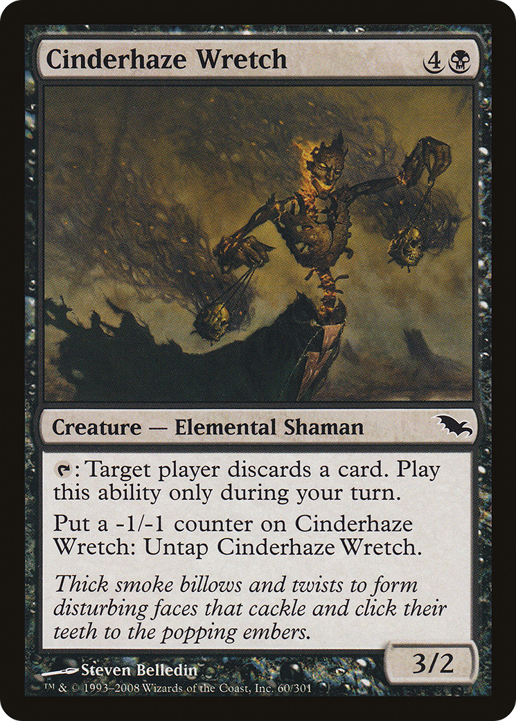 Cinderhaze Wretch (SHM-060) [Shadowmoor] MTG Single Wizards of the Coast