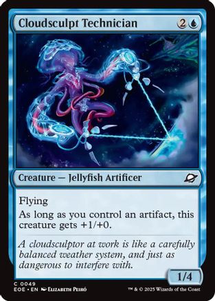 Cloudsculpt Technician (EOE-049) [Edge of Eternities] Foil MTG Single Wizards of the Coast