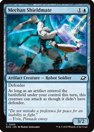 Mechan Shieldmate (EOE-065) [Edge of Eternities] MTG Single Wizards of the Coast