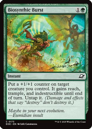 Biosynthic Burst (EOE-173) [Edge of Eternities] Foil MTG Single Wizards of the Coast