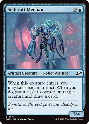 Selfcraft Mechan (EOE-074) [Edge of Eternities] Foil MTG Single Wizards of the Coast