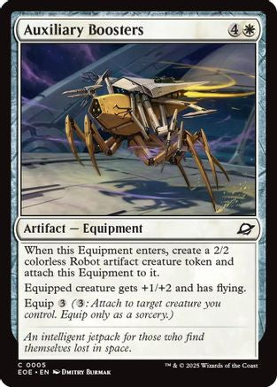 Auxiliary Boosters (EOE-005) [Edge of Eternities] MTG Single Wizards of the Coast