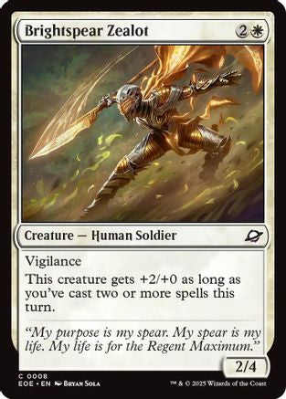 Brightspear Zealot (EOE-008) [Edge of Eternities] MTG Single Wizards of the Coast