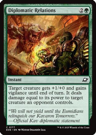 Diplomatic Relations (EOE-177) [Edge of Eternities] Foil MTG Single Wizards of the Coast