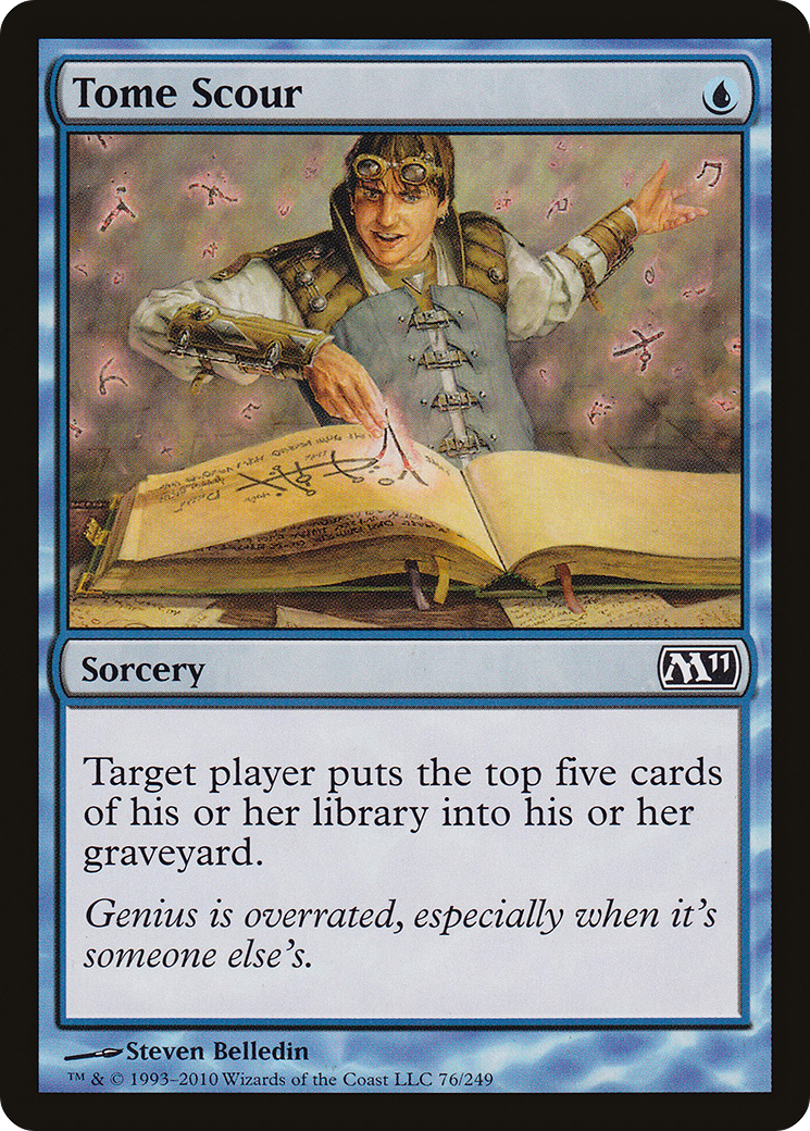 Tome Scour (M11-076) [Magic 2011] Foil MTG Single Wizards of the Coast