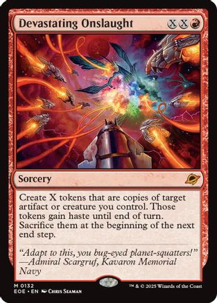 Devastating Onslaught (EOE-132) [Edge of Eternities] MTG Single Wizards of the Coast