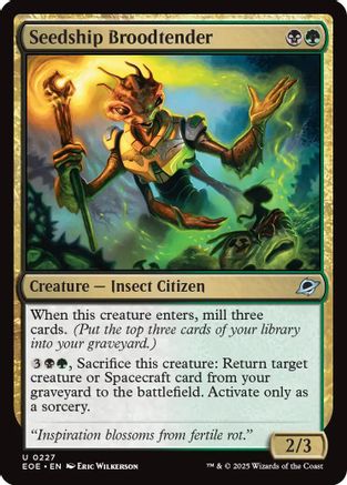 Seedship Broodtender (EOE-227) [Edge of Eternities] Foil MTG Single Wizards of the Coast