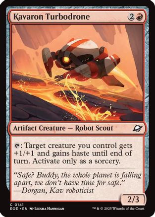 Kavaron Turbodrone (EOE-141) [Edge of Eternities] MTG Single Wizards of the Coast