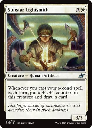 Sunstar Lightsmith (EOE-042) [Edge of Eternities] Foil MTG Single Wizards of the Coast