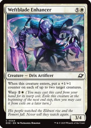 Weftblade Enhancer (EOE-044) [Edge of Eternities] Foil MTG Single Wizards of the Coast