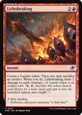 Lithobraking (EOE-142) [Edge of Eternities] MTG Single Wizards of the Coast