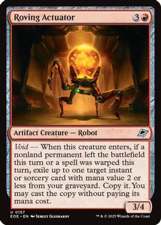 Roving Actuator (EOE-157) [Edge of Eternities] Foil MTG Single Wizards of the Coast