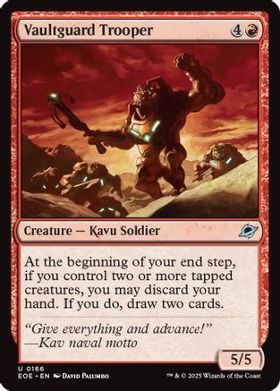 Vaultguard Trooper (EOE-166) [Edge of Eternities] MTG Single Wizards of the Coast