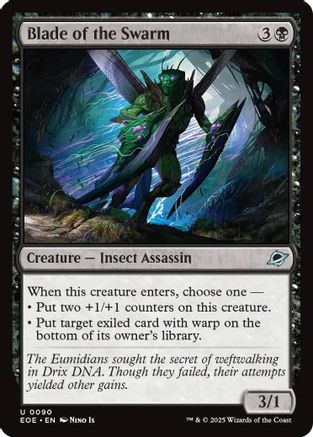 Blade of the Swarm (EOE-090) [Edge of Eternities] MTG Single Wizards of the Coast