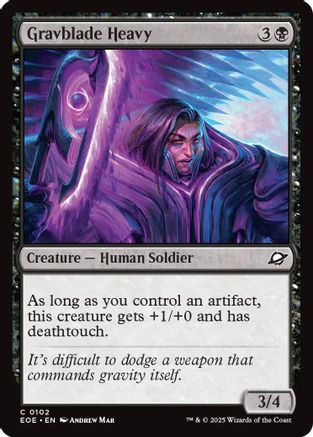 Gravblade Heavy (EOE-102) [Edge of Eternities] Foil MTG Single Wizards of the Coast