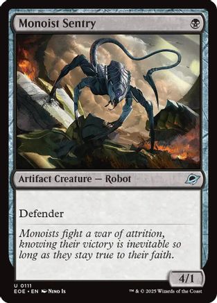 Monoist Sentry (EOE-111) [Edge of Eternities] Foil MTG Single Wizards of the Coast