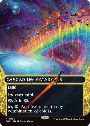 Cascading Cataracts (0005) (EOS-005) [Edge of Eternities: Stellar Sights] MTG Single Wizards of the Coast
