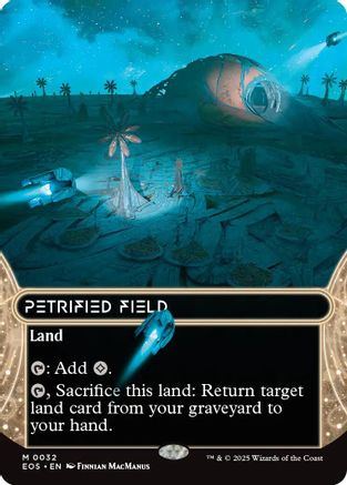 Petrified Field (0032) (Borderless) (EOS-032) [Edge of Eternities: Stellar Sights] MTG Single Wizards of the Coast