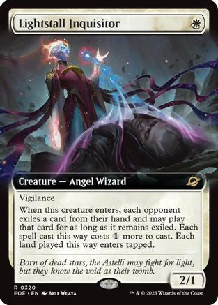 Lightstall Inquisitor (Extended Art) (EOE-320) [Edge of Eternities] Foil MTG Single Wizards of the Coast