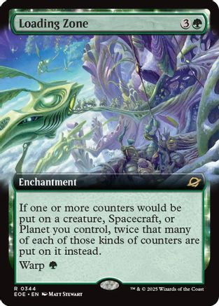 Loading Zone (Extended Art) (EOE-344) [Edge of Eternities] MTG Single Wizards of the Coast
