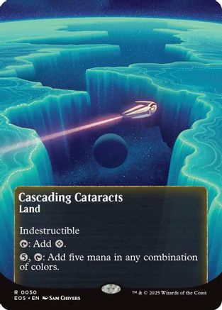 Cascading Cataracts (0050) (EOS-050) [Edge of Eternities: Stellar Sights] MTG Single Wizards of the Coast