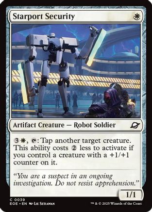 Starport Security (EOE-039) [Edge of Eternities] MTG Single Wizards of the Coast