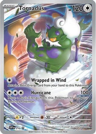 Tornadus - 210 (210) Holofoil [Promos: SV Promo Cards] Pokemon Single Pokémon