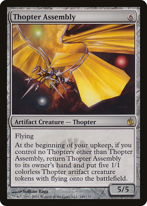 Thopter Assembly (MBS-140) [Mirrodin Besieged] Foil MTG Single Wizards of the Coast