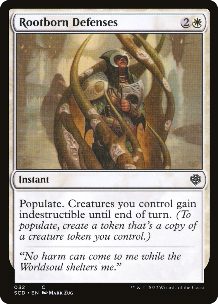 Rootborn Defenses (SCD-032) [Starter Commander Decks] MTG Single Wizards of the Coast